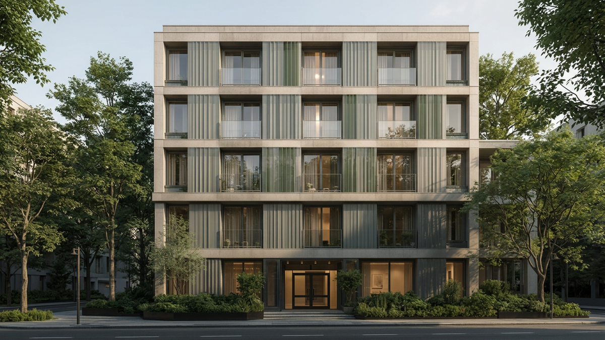 Apartmenthaus im Grünen